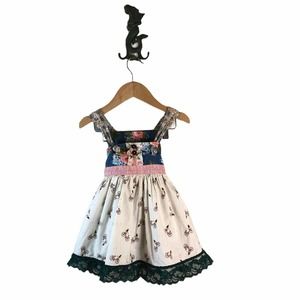 Rare Matilda Jane Platinum Christmas Dress 5 Of 10